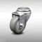 Service Caster 3 Inch SS Gray Polyurethane Wheel Swivel Bolt Hole Caster SCC-SSBH20S314-PPUB - alternate 1